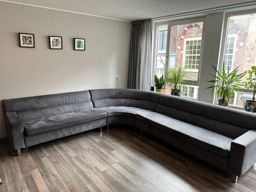Gelderland 6440 - Jan Des Bouvrie Modular Corner Sofa – banken, Metal, Textile