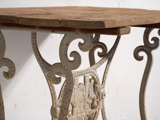 Antieke tuintafel van gietijzer – Centraal-Europa, circa 1900 – Cast Iron, Art Nouveau (photo 16 of 40)