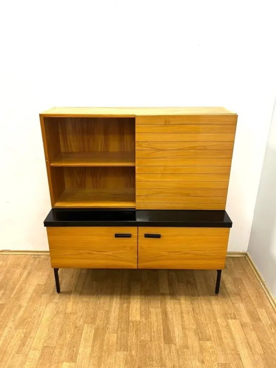 Image 1 of Retro Chest of Drawers with Extension, 1960s, Czechoslovakia (Brussels Style)