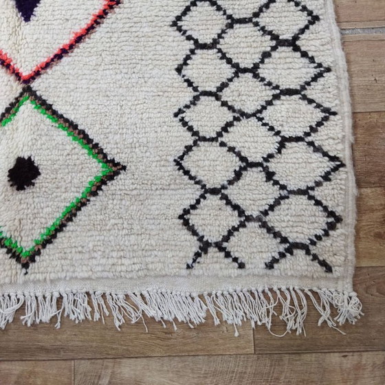 Image 1 of Vintage Berber Rug – Vintage Berber Tapijt | Handmade Moroccan | 243×143 cm