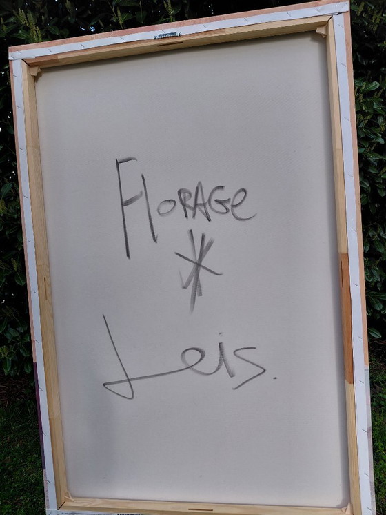 Image 1 of 'Florage' Mixed-Media-Collage von Teis Albers