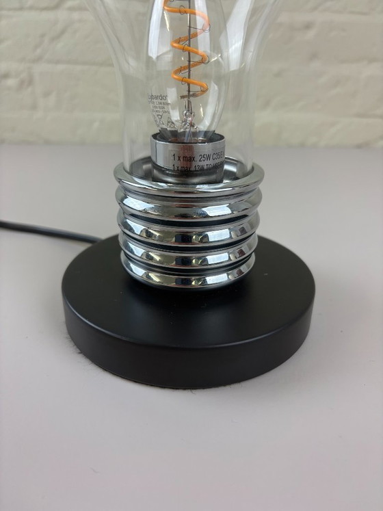 Image 1 of Light Bulb table lamp – Pop Art design, 1990s