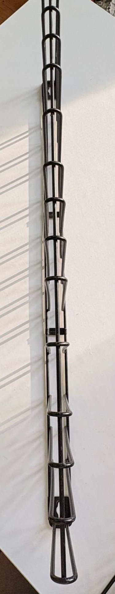 Image 1 of Mensole da parete vintage Tomado – metallo nero e mensole colorate