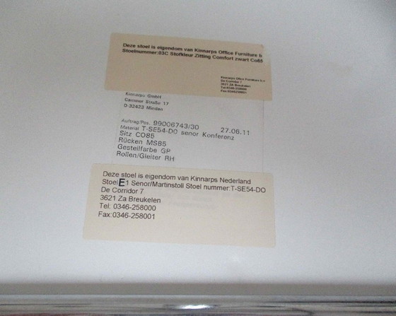 Image 1 of Martin Stoll for Kinnarps design office chair