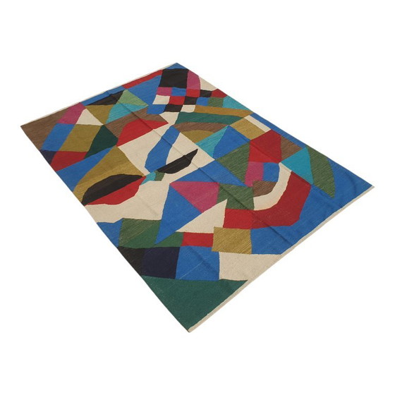 Sonia Delaunay Composition N°2 Rug Tapestry | Edition 3/8 | Wool | 176×250 cm – Rugs & carpets, Cotton (photo 7 of 12)