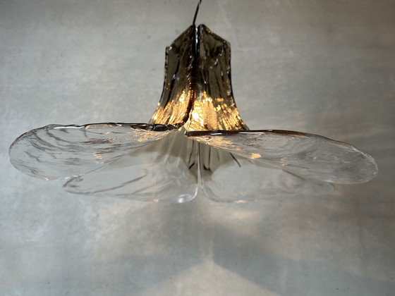 Image 1 of Vintage 'Tulip' Murano Pendant Lamp - Carlo Nason