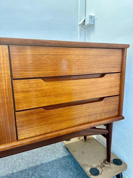 Vintage XL Dressoir Fredericia Teak Deens Design Jaren 70, Hout, Bruin (foto 7 van 15)