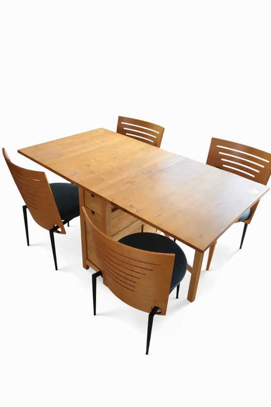 Juego de 4 sillas de comedor Castelijn – Textile (photo 3 of 5)