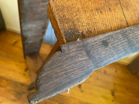 Lunga Panca da Chiesa in Rovere Francese 170 Cm. – Panche, Wood (photo 8 of 13)