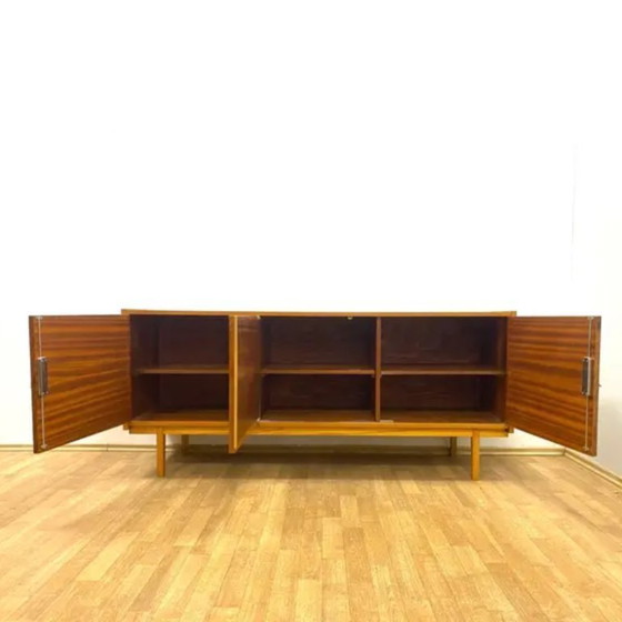 Image 1 of Retro-Sideboard, furniertes Holz, Brüsseler Stil, 1960er Jahre