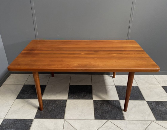Image 1 of Table basse rectangulaire en teck de Glostrup, Danemark
