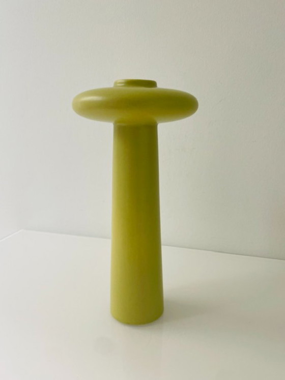Image 1 of WPDesign design vase in moss green – sculptural modern design