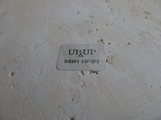 Image 1 of Carrara Traventin Schale Design Alessandro Giusti/ Egidio Di Rosa UP&UP 70s
