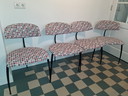 Sillas de comedor trípode Lande 4x retapizadas