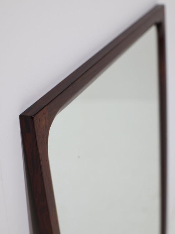 Grote Spiegel Aksel Kjersgaard Palissander Deens Vintage Jaren '60 - 2 – Glass, Wood (photo 5 of 9)