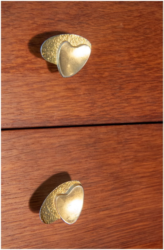 Image 1 of Teakhouten dressoir, jaren 60