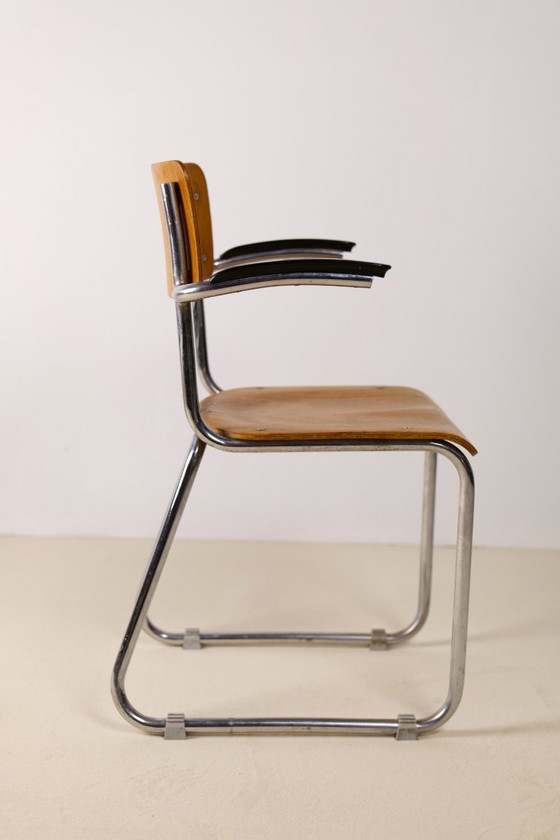 Image 1 of vroege 'Bauhaus'-fauteuil