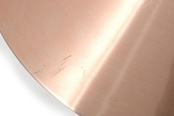 Image 1 of Lampe pendante danoise en forme de trompette en cuivre