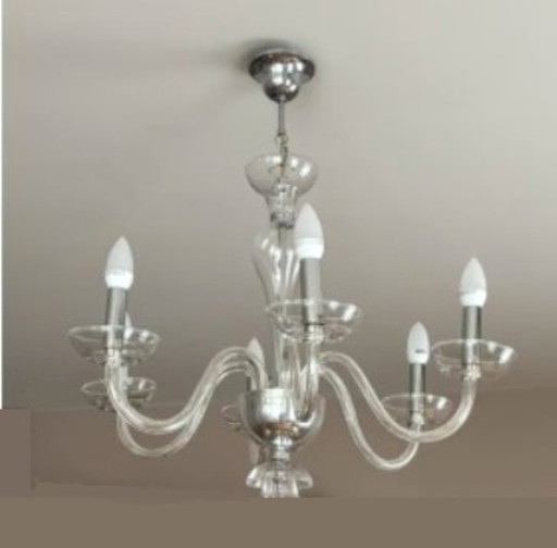 Art Deco Murano style chandelier