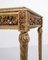 Antieke Louis XVI salontafel met marmeren blad en verguld hout, jaren 1850. – Marble (photo 7 of 9)