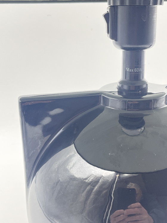 Image 1 of Keramiklampe Schwarzes Design