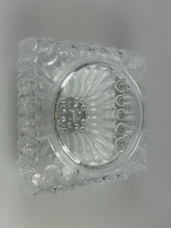 Image 1 of 60er 70er Jahre Deckenlampe Leuchte Plafoniere Inbouw Glas Duits Design