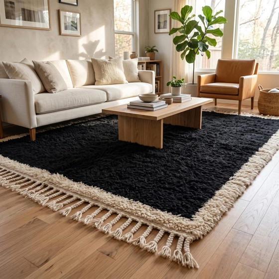 Marokkanischer Berber-Teppich, handgefertigte Wolle, artisanal 170/300cm – Teppiche & Läufer (photo 5 of 10)