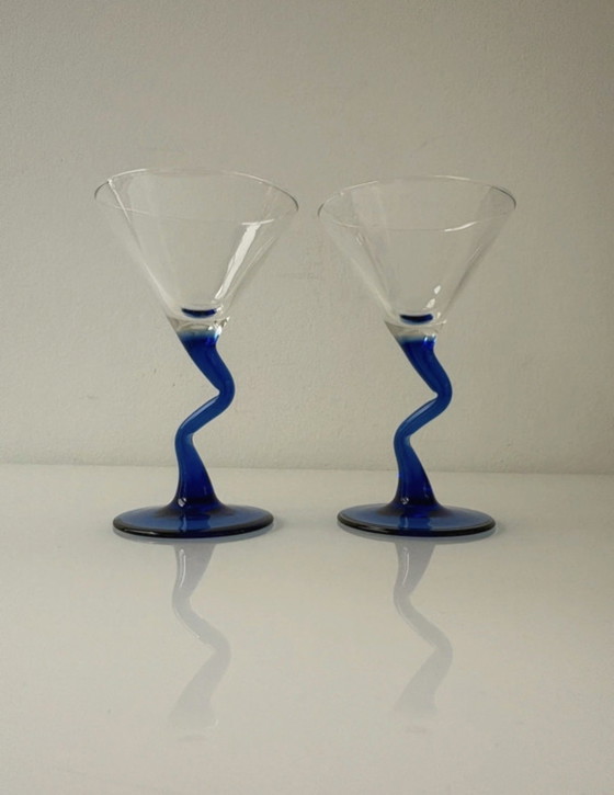 Set di 2 bicchieri da martini retrò anni '80, marca Liberty Glass – Bicchieri e caraffe (photo 10 of 11)