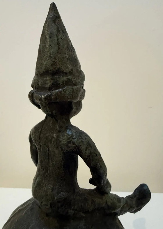 Image 1 of Nicolas Dings | Bronzen sculptuur | JA & NEE regeren de wereld