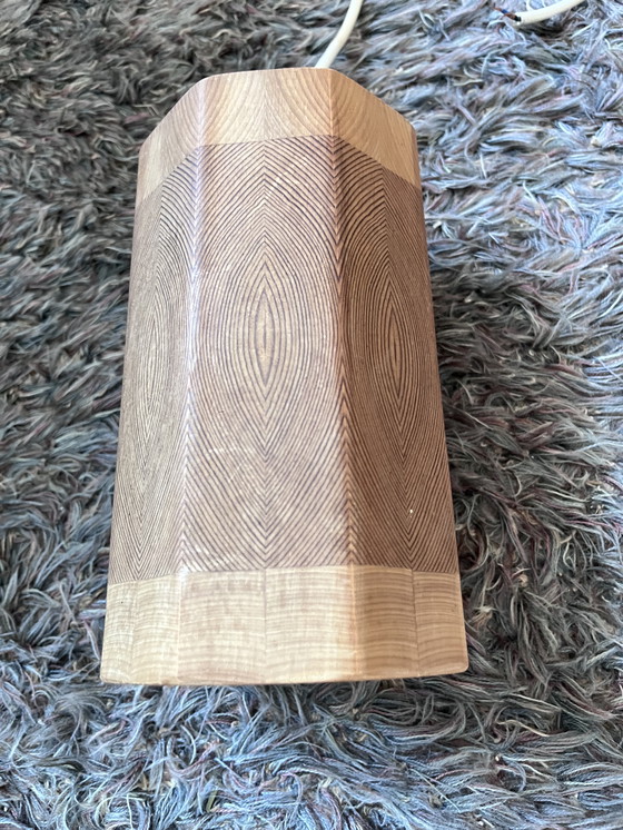 Image 1 of 2 lampade a sospensione vintage in pino scandinavo della metà del XX secolo