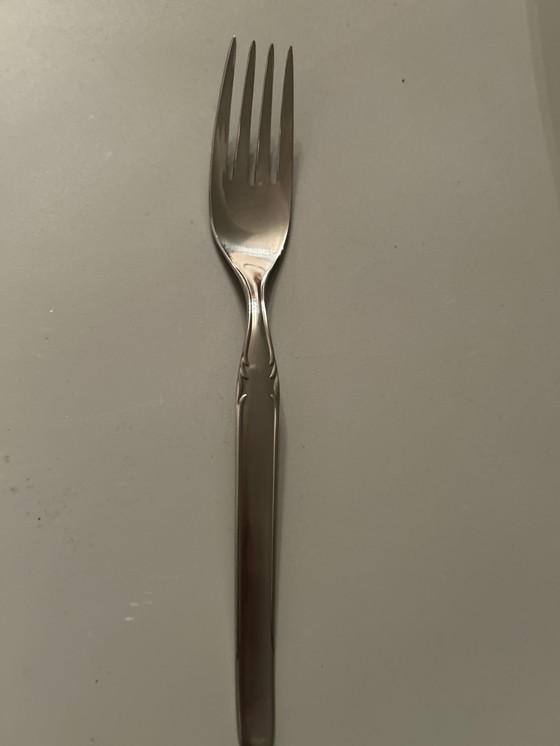 Image 1 of Stainless steel cutlery set with beautiful print