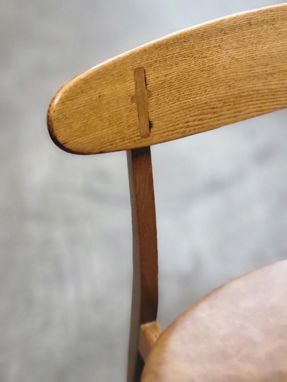 Sedia Hans J. Wegner CH30 in rovere, Carl Hansen & Søn – Sedie da pranzo, Wood, Vintage (photo 5 of 8)
