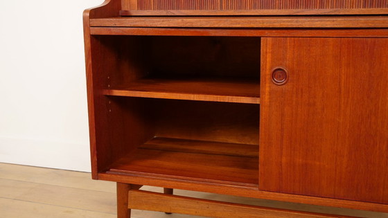 Image 1 of Vintage boekenkast | Secretaire | Teak | Johannes Sorth