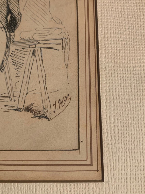 Image 1 of Napoléon dessin à la plume