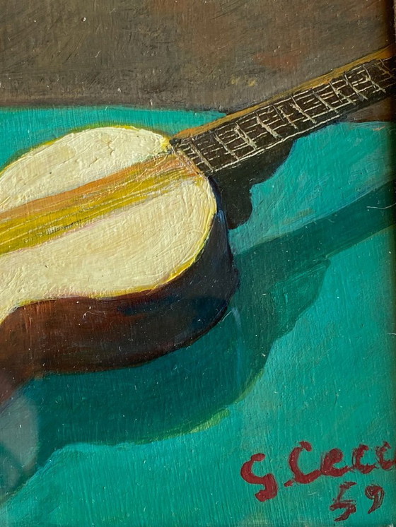 Image 1 of Mid-century still life – Italy, signed and dated 1959