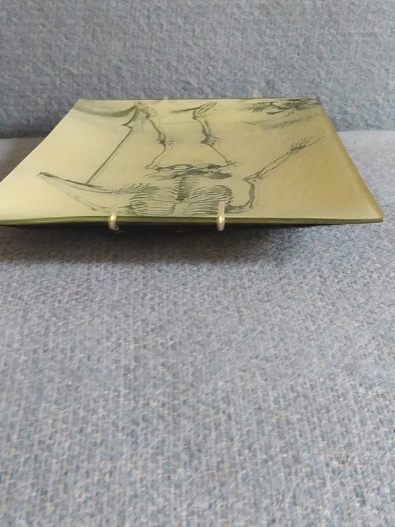 Image 1 of John Derian decoupage art wall plate