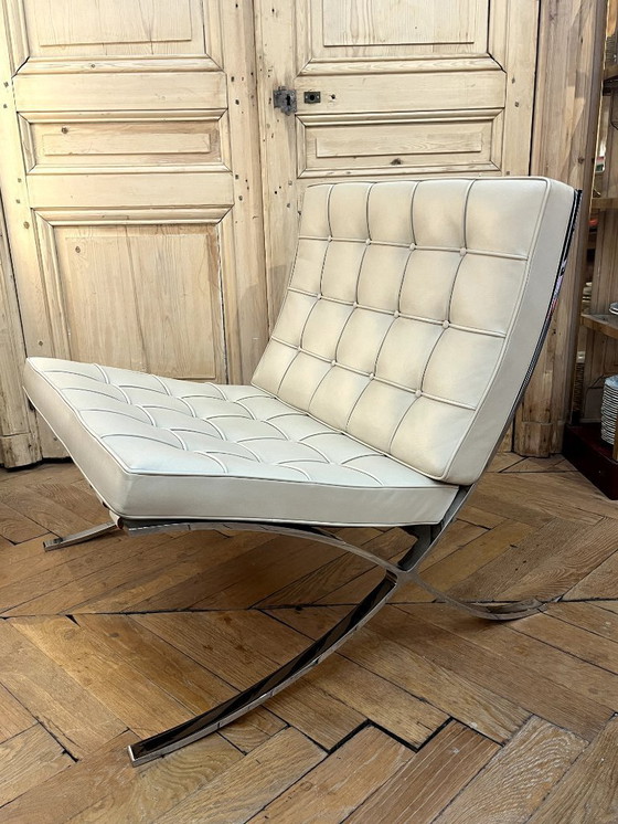 Image 1 of BARCELONA Sessel und seine Fußstütze Mies van der Rohe KNOLL