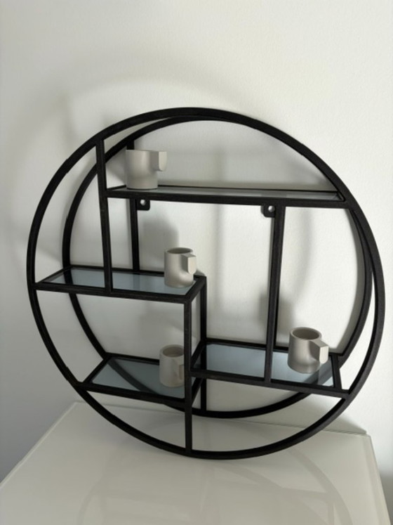 Bolia Circular Shelf wall racks – set of 4 – Wall decoration, Glass (photo 9 of 22)