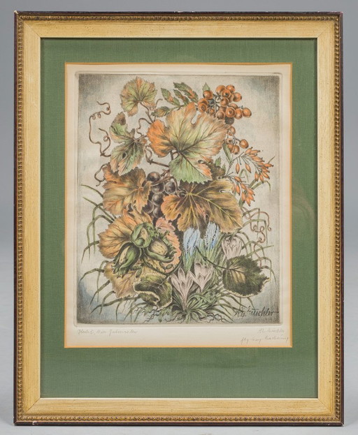  Alfred Erich Euchler, Still Life, 1920s, Watercolor