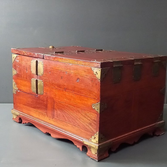 Image 1 of 19th Century Campaign Shaving Mirror