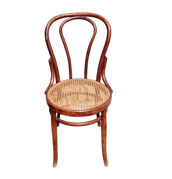 Image 1 of Set of 2 Original Sautto and Liberale Thonet Benwood Bistro Chairs 1940's