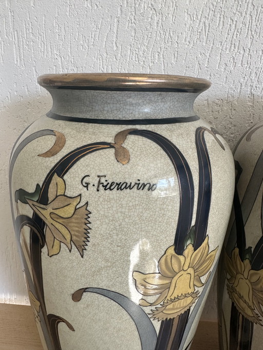 Set of G. Fieravino Vases