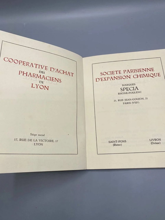 National Congress of Pharmacists of France – Illustrated Program – Lyon, 1951 – Coffee table books, Paper (photo 2 of 3)