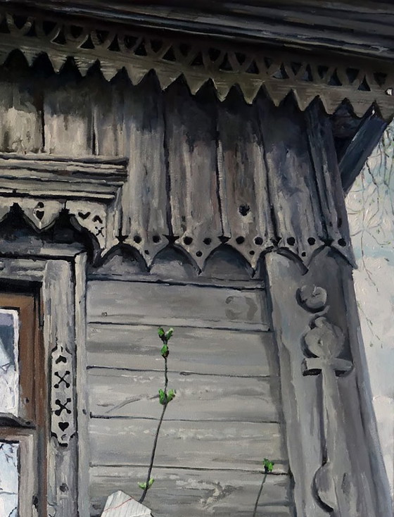 Original Oil Painting Contemporary Art Symbolism Window – Paintings & Drawings, Canvas (photo 5 of 7)