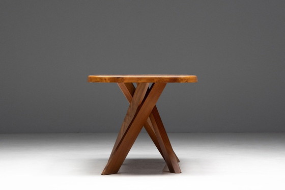 Image 1 of Tavolo da pranzo T35A di Pierre Chapo, Francia, anni '70