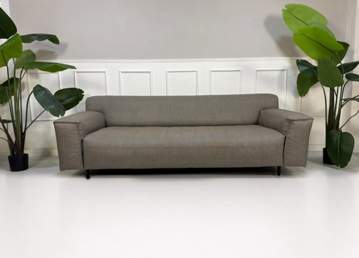 Rolf Benz Grata Bank + Hocker Stoff Grau Bankbank