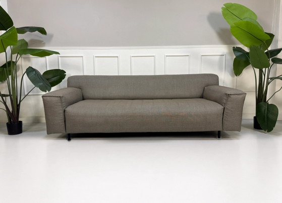 Image 1 of Rolf Benz Grata Bank + Hocker Stoff Grau Bankbank