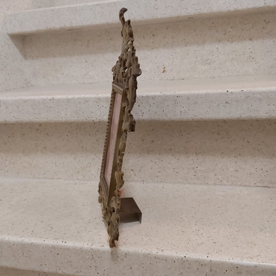 Image 1 of Antiker Fotorahmen aus Messingguss