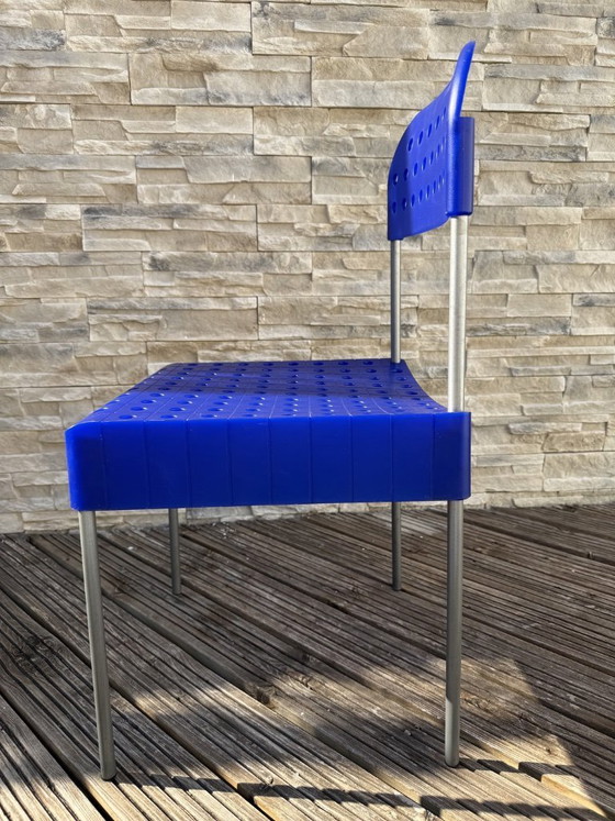 Image 1 of Enzo Mari Driade edit Aleph italian design Memphis Starck 1996 box chair