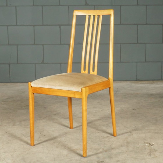 Juego de 6 sillas de comedor – Lübke – década de 1970 – interlübke, Textile, Vintage (photo 9 of 14)